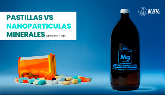 Pastillas vs nanopartículas de minerales: 3 meses… vs solo 3 días.