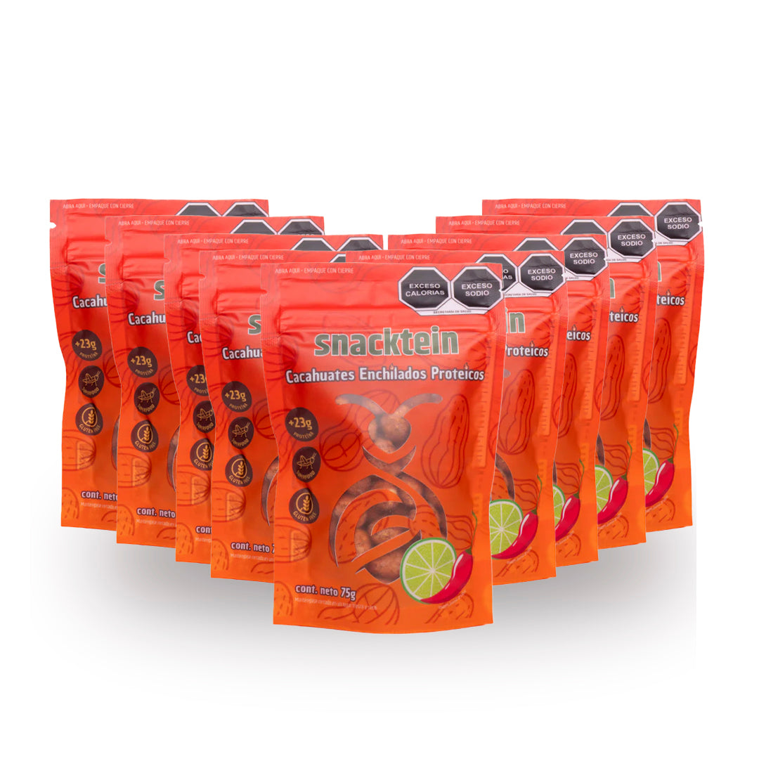 Cacahuates Enchilados Proteicos – Snacktein