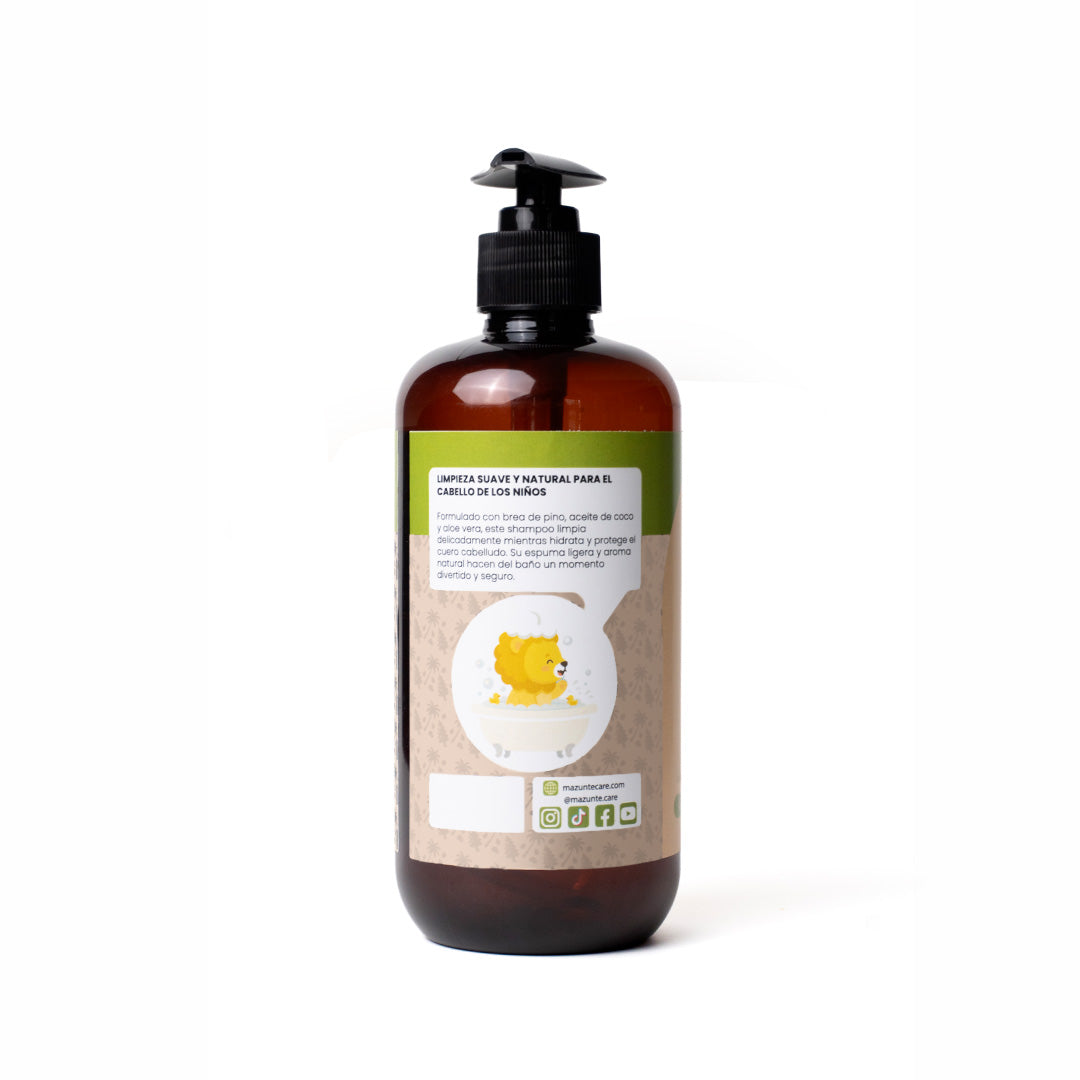 Mazunte – Jabón y Shampoo 2 en 1 para Bebé | 500 ml