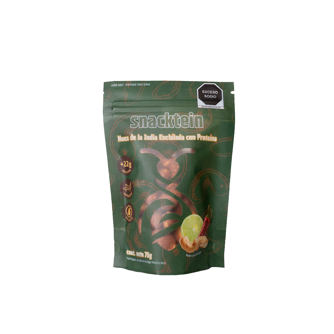 Nuez de la India Enchilada con Proteína - Snacktein