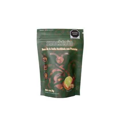 Nuez de la India Enchilada con Proteína - Snacktein