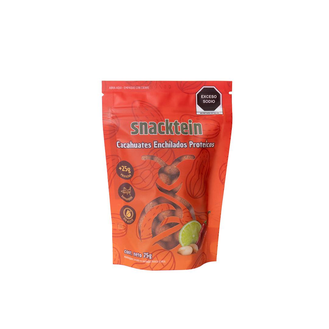 Cacahuates Enchilados Proteicos – Snacktein