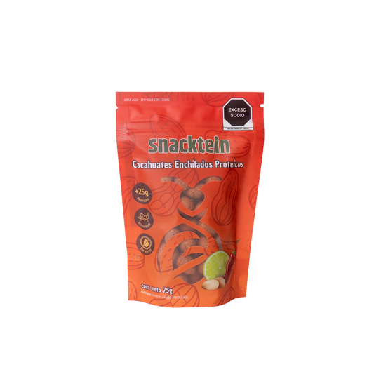 Cacahuates Enchilados Proteicos – Snacktein