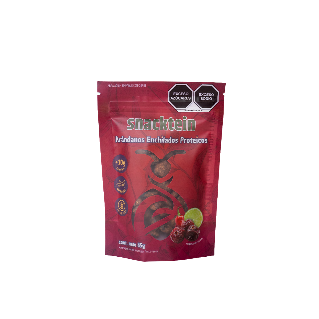 Arándanos Enchilados Proteicos – Snacktein