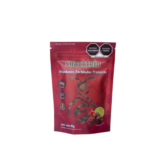 Arándanos Enchilados Proteicos – Snacktein