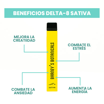 Vape Desechable - Delta-8 (900 MG) -  Sativa - Blue Dream - Santa María