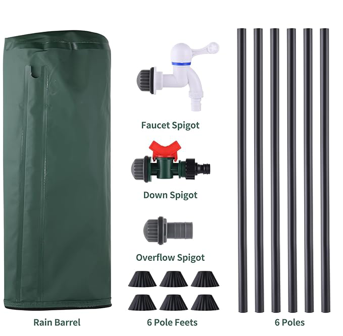 Contenedor de agua para emergencias - Plegable (53 Gal / 200 litros)