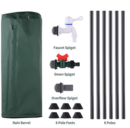 Contenedor de agua para emergencias - Plegable (53 Gal / 200 litros)