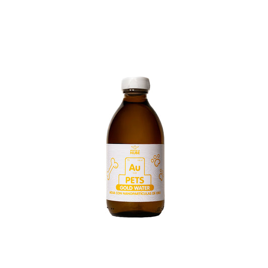 Agua de la Nube con Nanopartículas de Oro Pets 20 ppm (250 mL)