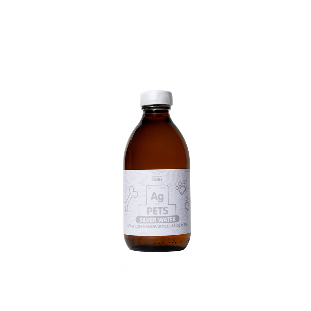 Agua de la Nube con Nanopartículas de Plata Ag 20ppm  Pets (250 mL)