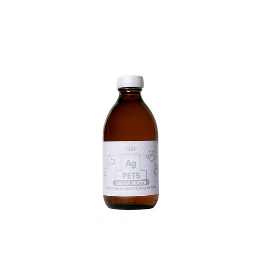Agua de la Nube con Nanopartículas de Plata Ag 20ppm  Pets (250 mL)