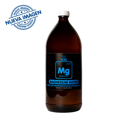 Agua de la Nube con Nanopartículas de Magnesio Mg 20ppm (1000 mL/ 34 fl oz)